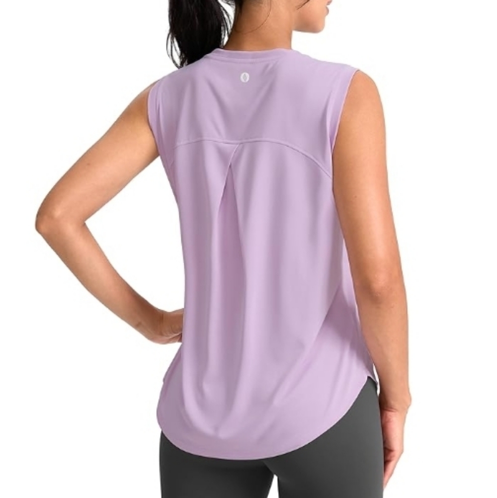 Sleeveless Workout Active Tennis Yoga  Athletic Top Purple